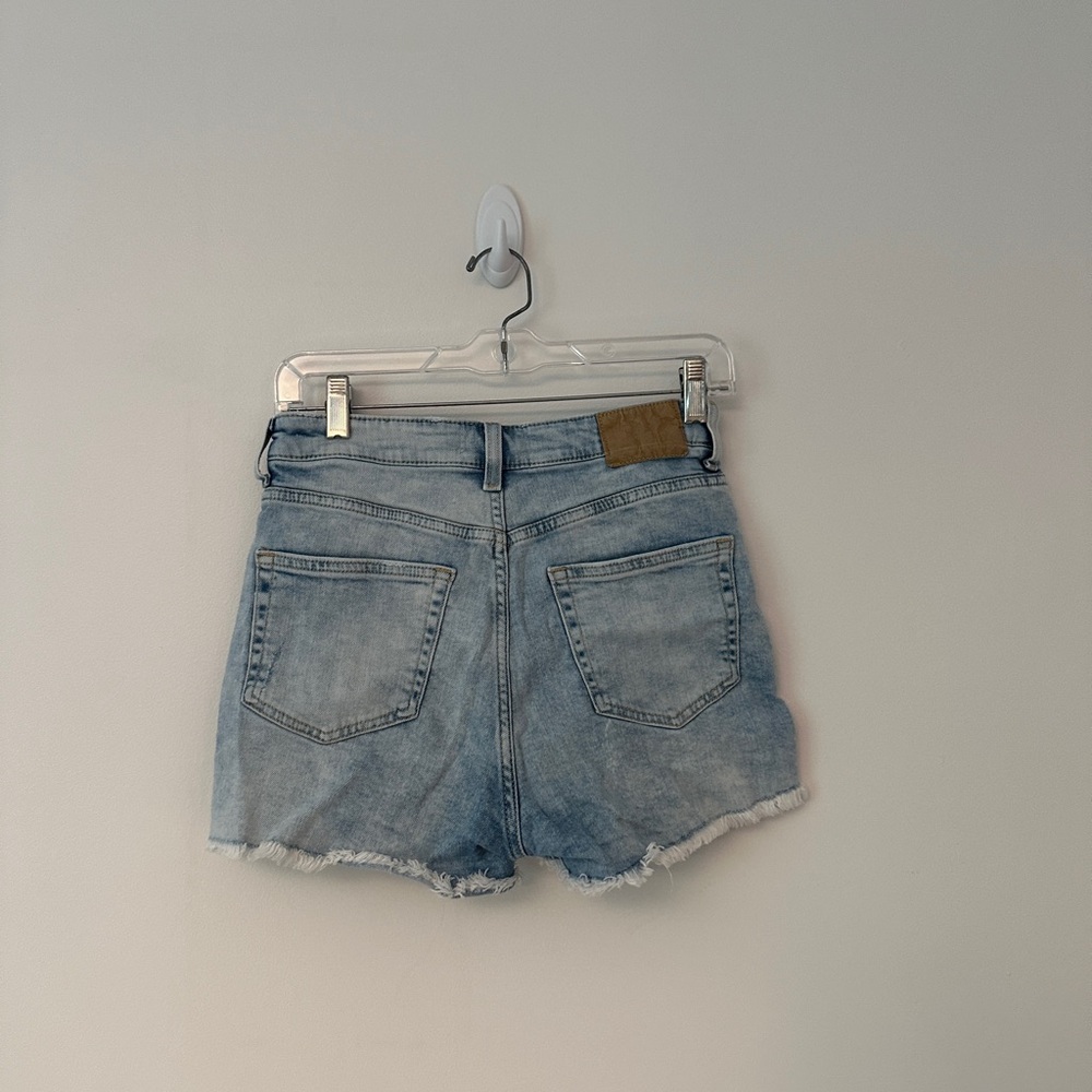H and M Strechy Jean Shorts